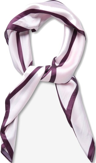 Gina Tricot Satin Scarf - PINK STRIPE - One Size