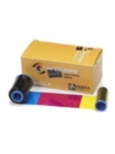 Zebra ZC300 RIBB COLOR1/2YMCKO 400IMGSUPL - Print ribbon (color, half-panel) Cyan, Magenta, Gul, Kulsort Klar overflate Zebra ZC300 RIBB COLOR1/2YMCKO 400IMGSUPL - Print ribbon (color, half-panel) Cyan, Magenta, Gul, Kulsort Klar overflate