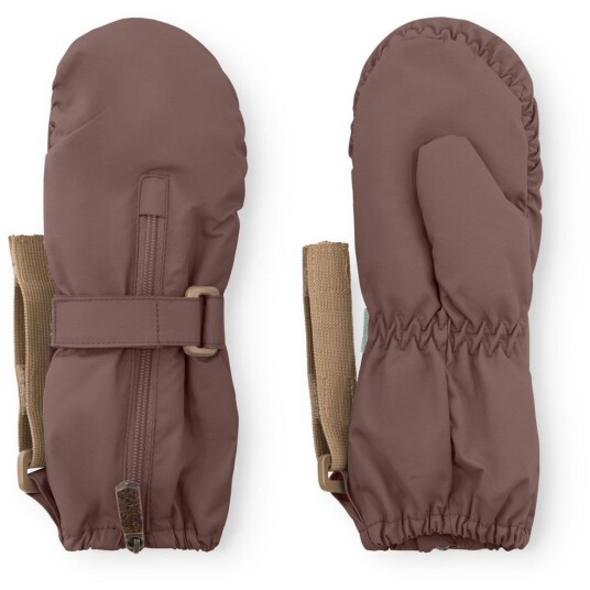 Mini A ture Peppercorn Plum Matcesar Fleece Lined Votter 18-24 mdr Mini A ture Peppercorn Plum Matcesar Fleece Lined Votter 18-24 mdr