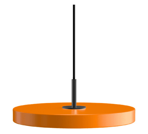 Umage Asteria Plus Mini Taklampe Shade Oransje/Sort Umage Asteria Plus Mini Taklampe Shade Oransje/Sort
