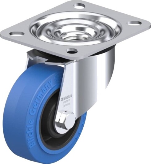 Blickle 615633 Le-Poev 80R-Sb Hjul, Hjuldiameter 80 Mm, Bæreevne Maks. 140 Kg, 1 Stk