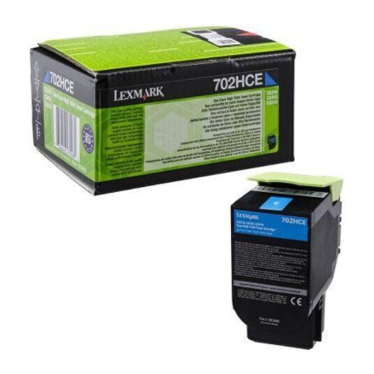 Lexmark CS 310/410 C Corporate Toner - 70C2HCE Original - Cyan 3000 sider Lexmark CS 310/410 C Corporate Toner - 70C2HCE Original - Cyan 3000 sider