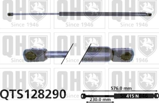 QUINTON HAZELL QTS128290 Baklukedemper
