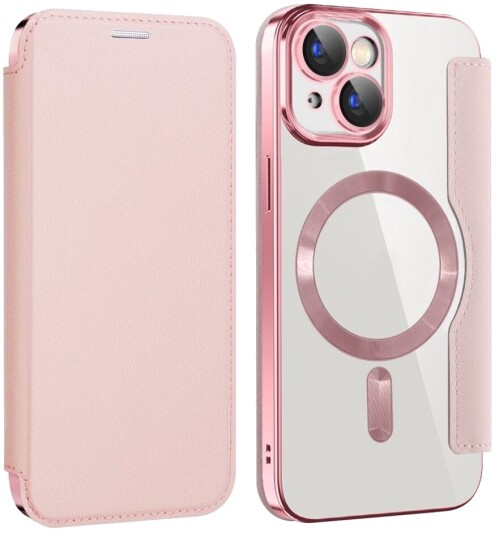 Trolsk Lommebokdeksel med MagSafe (iPhone 15) Rosa