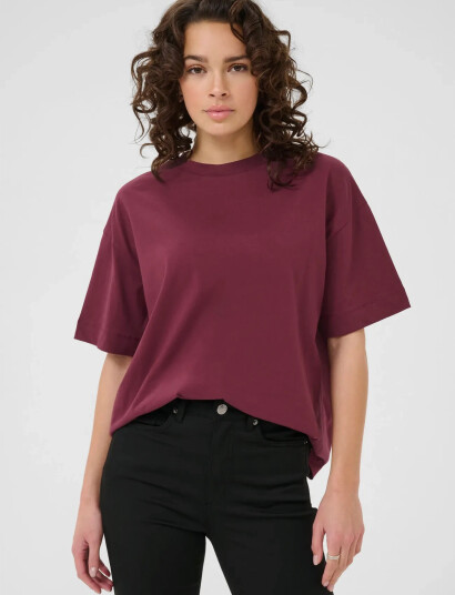 Kaffe Katomina T-Shirt - Red - XS Kaffe Katomina T-Shirt - Red - XS