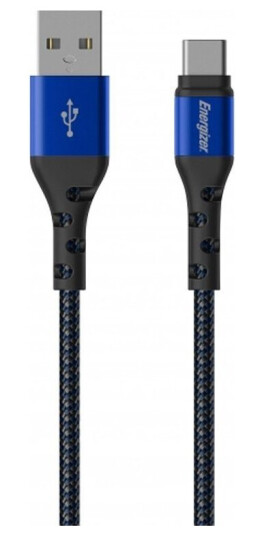 Energizer Ultimate - Usb-A Til Usb-C-Tilkoblingskabel 2M (Blå)