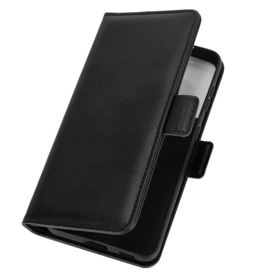 INCOVER Samsung Galaxy S21 Smart PU Skinndeksel m. Lommebok - Sort