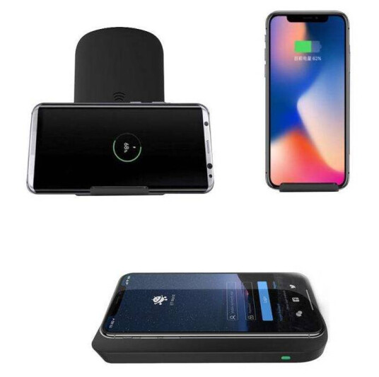 Zikko Airstation S 10W Qi lader for iPhone svart