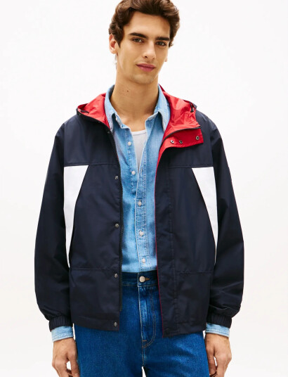 Tommy Hilfiger Reversible Color Block Navy S