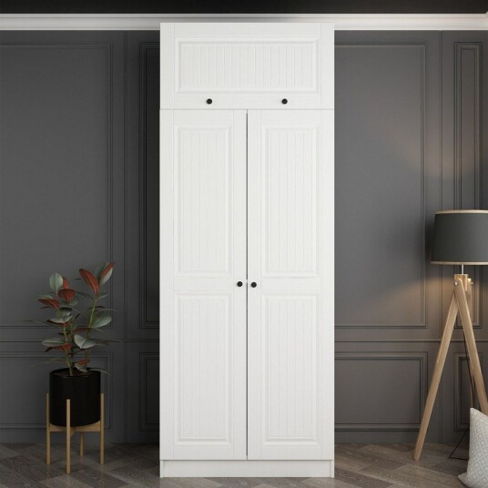 Fruitland Garderobe 90 cm - Hvit