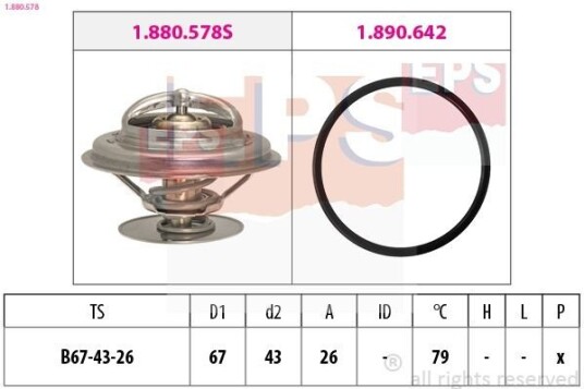 Termostat EPS 1.880.578 Termostat EPS 1.880.578