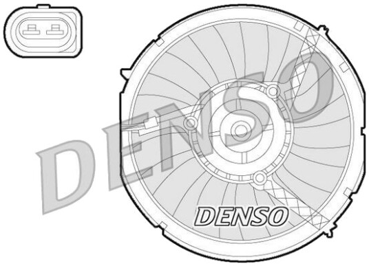 DENSO DER02003 Kjølevifte