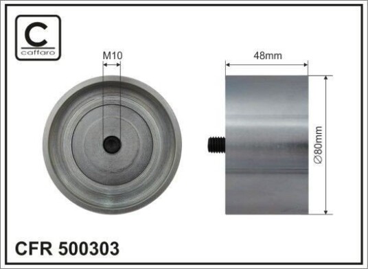 Løpehjul, vifterem CAFFARO 500303