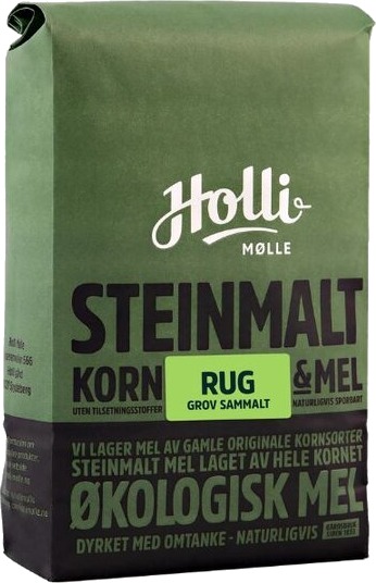 Holli Mølle rug grov sammalt 1 kg