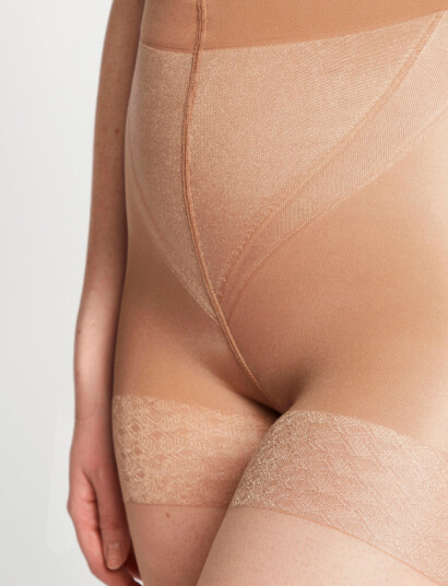 Lindex Tights 40 Den The Firm Control Beige M