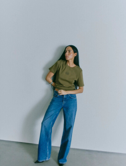 Copenhagen Muse Cmmuse-Tee - Khaki green - S Copenhagen Muse Cmmuse-Tee - Khaki green - S