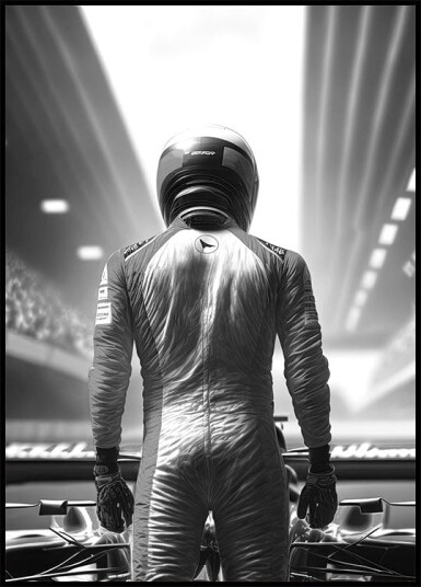 Race Car Driver Plakat Plakat / 100x150cm