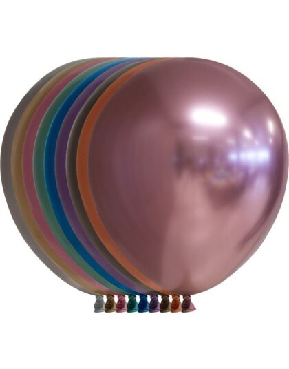 Globos Nordic 10 stk 30 cm Glossy Mirror Ballonger i Forskjellige Farger 2121000