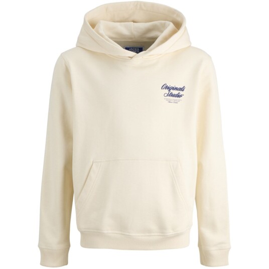 Jack & Jones Junior Antique White Jornorrebro Typo Back Sweat Hette Sn Jnr 128