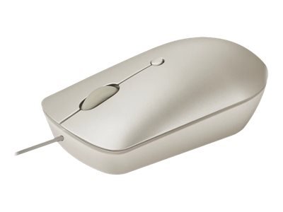 Lenovo 540 Kablet Optisk Mus med 4 Knapper - Kompakt Sandfarge Lenovo 540 Kablet Optisk Mus med 4 Knapper - Kompakt Sandfarge