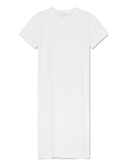 STUDIO FEDER Maya T Shirt Kjole White M STUDIO FEDER Maya T Shirt Kjole White M