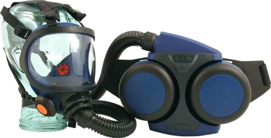 Sundström SR 500 + SR 200 Viftepakke vifte og helmaske Ånderettsvern
