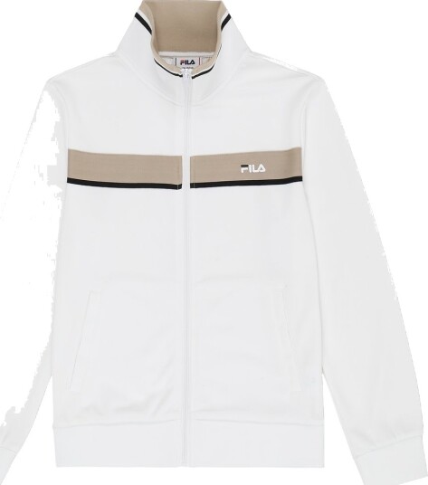 FILA Campasso Regular Taped Track Jacket White 158 164