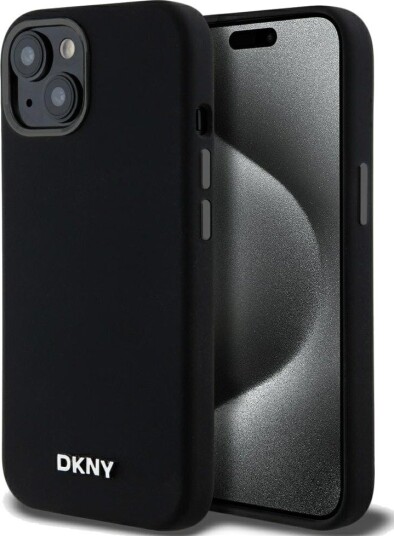 DKNY MagSafe Silikonetui til iPhone 14/15/13 - Svart