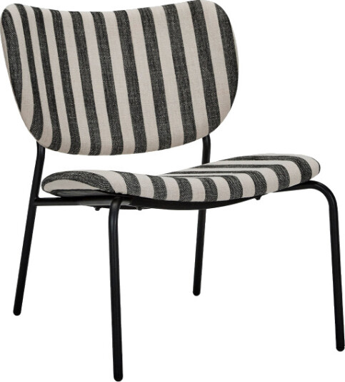 House Doctor LONGA Lenestol Svart/Offwhite House Doctor LONGA Lenestol Svart/Offwhite