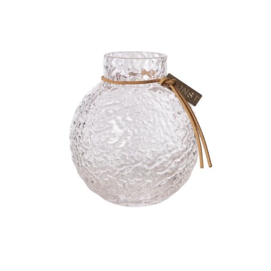 Ernst Vase   Glass H10cm Mønstret Struktur