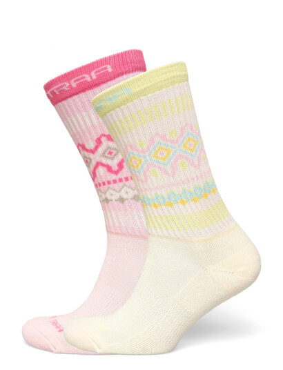 Kari Traa Puffin Sock 2Pk Multi/patterned 36 37 Kari Traa Puffin Sock 2Pk Multi/patterned 36 37