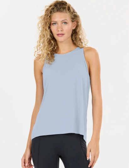 Athlecia Mota W Slub Top Blue 38