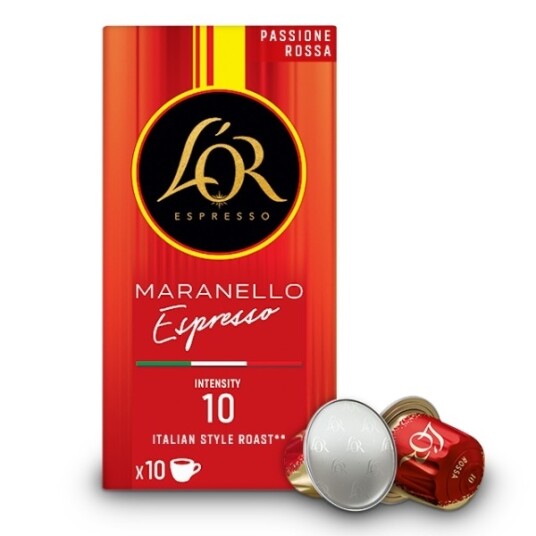 LOR Maranello Espresso kaffekapsler 10-pakning