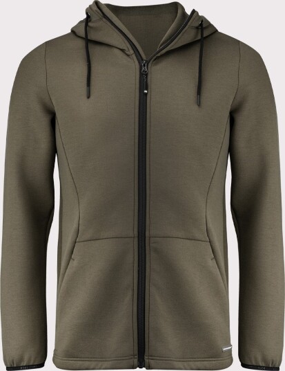 Cutter & Buck Pemberton Hood Full Zip Golfgenser herre Ivy Green (640) Small