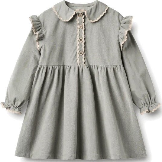 Wheat Dress L/S Alissa SLIGHTLY BLUE 98