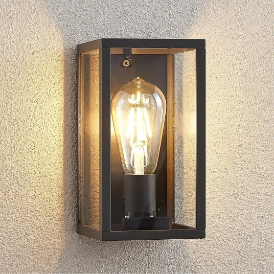 Utelampe Lindby Filimon dimmbar Svart Balkong Aluminium Moderne 12 22 Svart Utelampe Lindby Filimon dimmbar Svart Balkong Aluminium Moderne 12 22 Svart