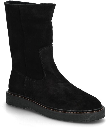 ANGULUS Boots Flat 1163/2014 BLACK/BLACK LAMB WOO 35
