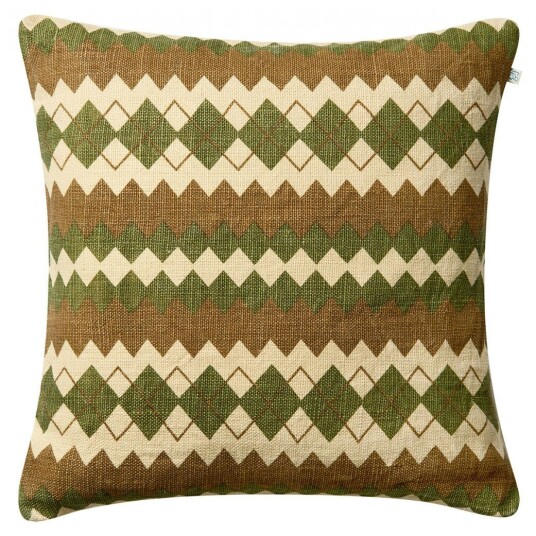 Chhatwal & Jonsson Nisha Putetrekk 50x50 cm Cactus Green / Taupe Chhatwal & Jonsson Nisha Putetrekk 50x50 cm Cactus Green / Taupe
