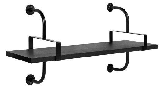 GUBI Démon hylle 1 hylleplan 95 cm Black stained ash GUBI Démon hylle 1 hylleplan 95 cm Black stained ash