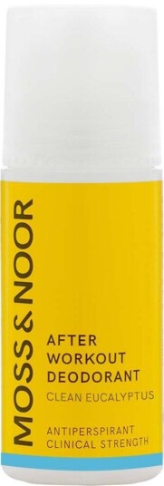 MOSS & NOOR After Workout Roll-On Deodorant Fresh Clean Eucalyptus