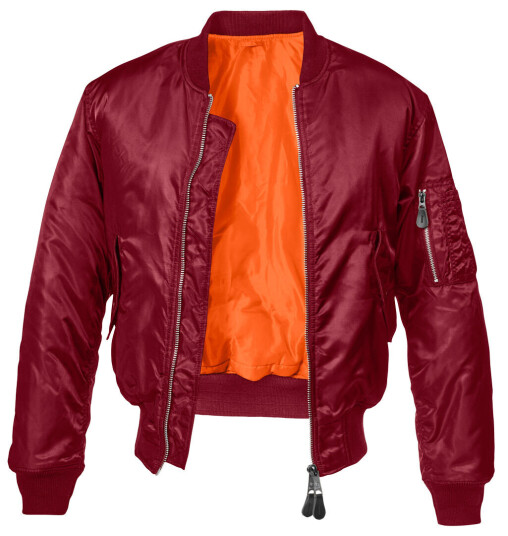 Brandit MA1 Classic Jakke L Rød Brandit MA1 Classic Jakke L Rød