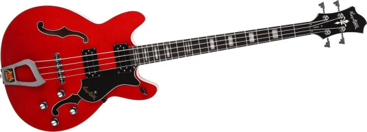 Hagstrom Viking Bass Wild Cherry Transparent Kirsebærrød