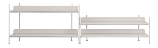 Muuto Compile configuration 5 hyllesystem Grey Muuto Compile configuration 5 hyllesystem Grey
