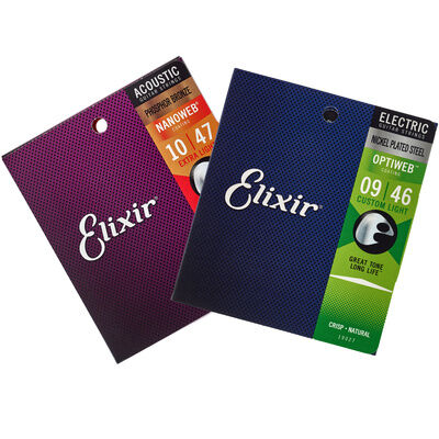 Elixir Acoustic/E-Guitar Bundle Elixir Acoustic/E-Guitar Bundle