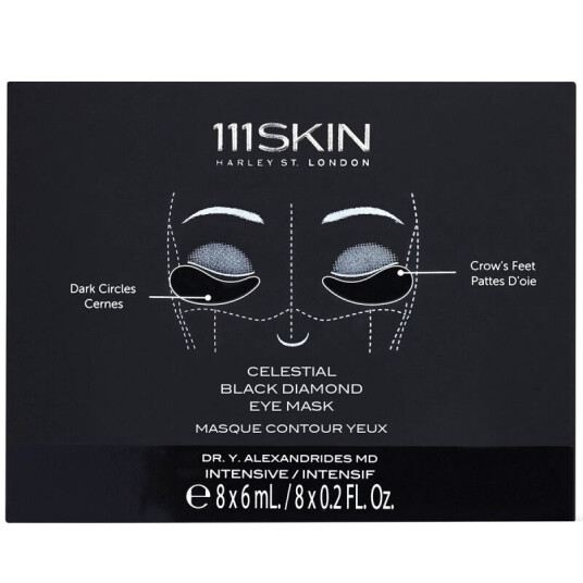111Skin Celestial Black Diamond Eye Mask Box 8 x 6 ml