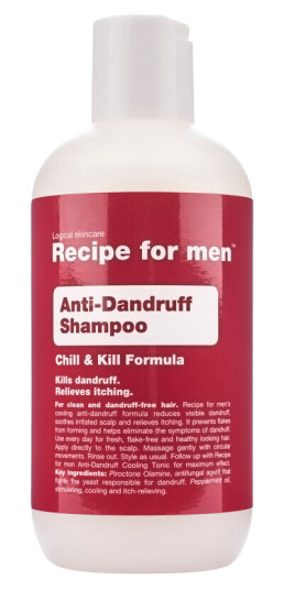 Recipe For Men Anti-Dandruff Sjampo 250 ml med Fuktgivende Egenskaper Recipe For Men Anti-Dandruff Sjampo 250 ml med Fuktgivende Egenskaper