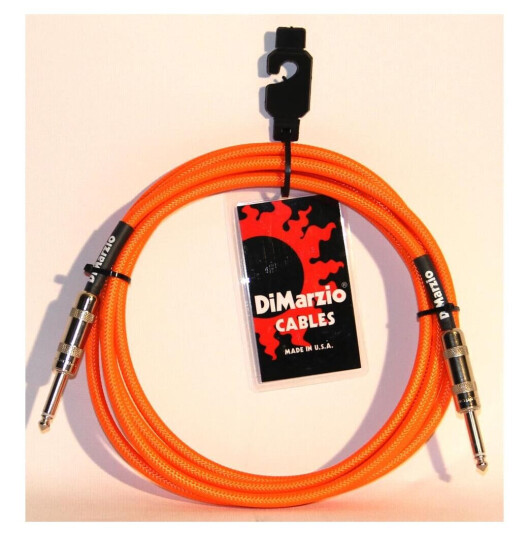 Dimarzio Ep1710ssor Instrumentkabel Braided 3 M. Neon Oransje