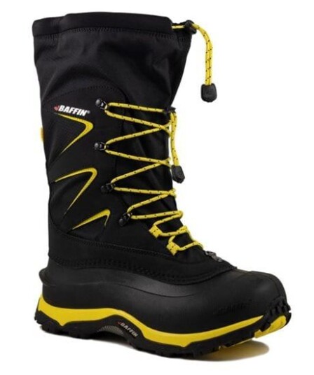 Baffin Kootenay, Vinterstøvel Herre Sort/Gul 47 Baffin Kootenay, Vinterstøvel Herre Sort/Gul 47