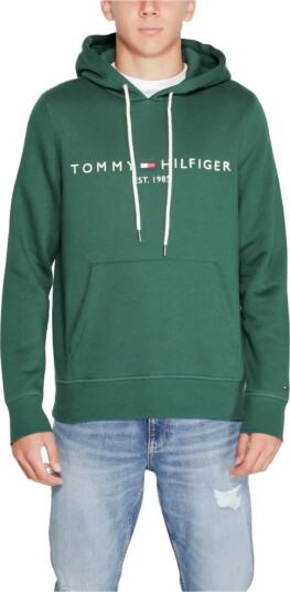 Tommy Hilfiger Tommy Logo Hoody - Green - L