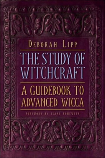 Study Of Witchcraft